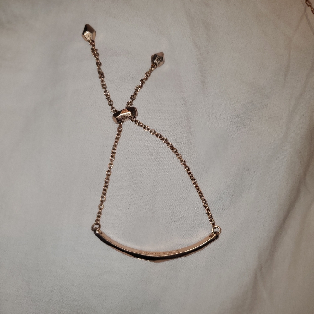 Kendra Scott adjustable bracelet rose gold